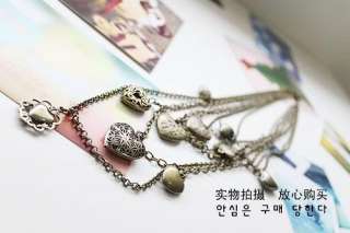   Jewelry Retro Vintage Style Multilayer Lovely Cute Love Heart Necklace