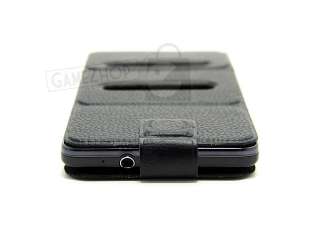 Slim Leather Flip Case Pouch Cover Black for Samsung Galaxy S2 SII 