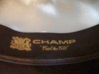   EUC mens derby fedora CHAMP hat felt box tags gentlemens Sunday best