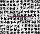 SMG Pistol or Rifle Skulls Pattern Camo Camouflage Paint Template 