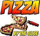 Pizza by the Slice Restaurant Concession Food Decal 24
