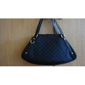  Gucci Abbey Black Medium Shoulder Bag 