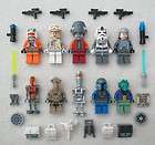10 LEGO STAR WARS MINIFIG LOT figures people jedi minifigures guys toy 