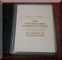 Tutankhamun Exhibition 23K Gold Stamp Collection Tut  