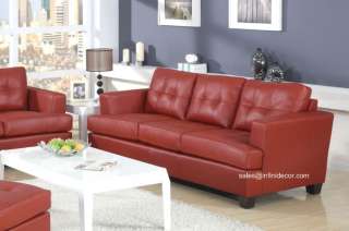 Modern Classic Retro Red Love Couch AM15100 Seat Loveseat  