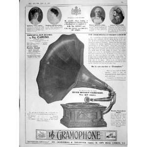    1907 ADVERTISEMENT SENIOR MONARCH GRAMOPHONE LONDON