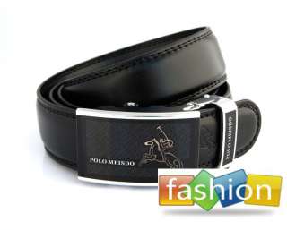 2012 New Authentic POLO Mens Genuine Leather Belt Black All Size Free 