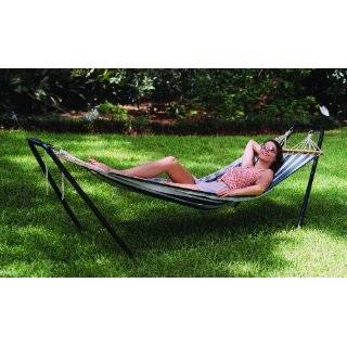  PORTABLE FOLDAWAY HAMMOCK WITH STAND AND CARRY BAG: Patio 