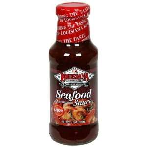 Louisiana Cajun Style Seafood Sauce, 12 Ounce Bottles (Pack of 3 