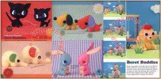 English Japanese Craft Pattern Book FELT Animal Friends Vol 1 OUT OF 
