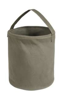 CANVAS WATER BUCKET HEAVY CANVAS COLLAPSIBLE 13 X 11  