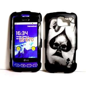  Ace Skull Rubberized Snap on Hard Protective Cover Case 