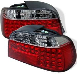 BMW E38 7 Series 1995 2001 LED Tail Lights   Red Clear 