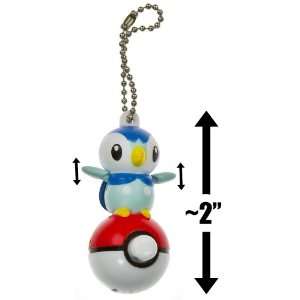  Piplup ~2 Mini Figure Pokemon Action Keychain (Japanese 