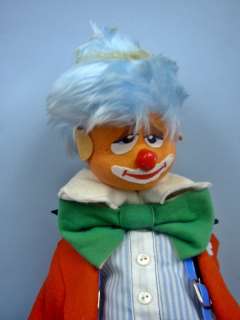 24 Bub Felt Clown Doll by Nistis of Barcelona With Tag  