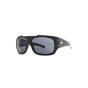 Metal Mulisha Black Lens Black with Stripes Frame Compound Sunglasses 