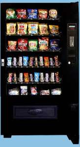   40 SELECT GLASS FRONT ELECTRONIC SNACK VENDOR 760799720168  