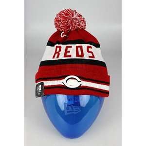  New Era The Jake 3 Cincinnati Reds Knit Beanie Hat Red 