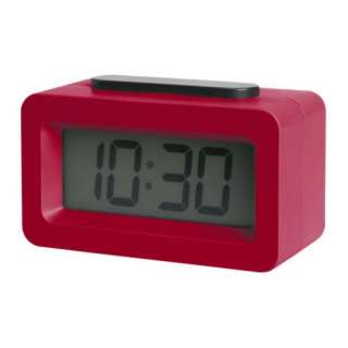 New IKEA SLABANG Alarm Clock ( Red )  