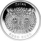Belarus 2010 20 rubles Eagle Owl Bubo Bubo Proof Silver Coin