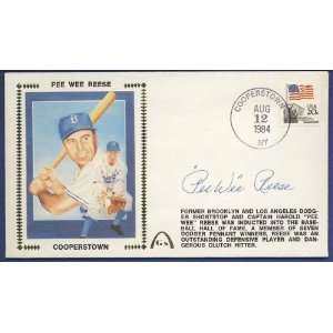    PEE WEE REESE Signed/Autographed FDC Cachet