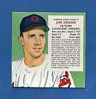 1955 RED MAN TOBACCO AL #7 JIM HEGAN   W/O TAB   VG EX   INDIANS