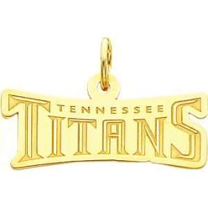  14K Gold NFL Tennessee Titans Charm: Sports & Outdoors
