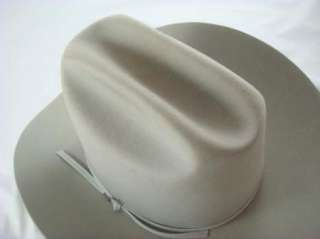   Stetson JBS Silverbelly Mens Western Wear Cowboy Hat Size 7 3/8