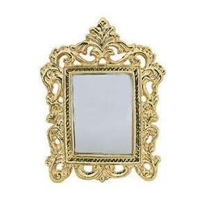  Dollhouse Miniature Victorian Mirror, Square Everything 