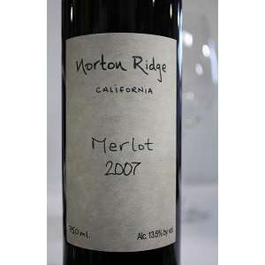  Norton Ridge Merlot 2010 750ML Grocery & Gourmet Food