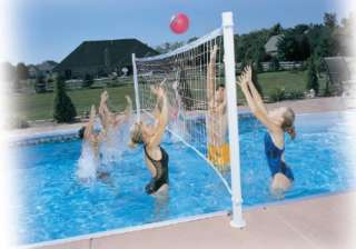 Deck Mounted Swimming Pool Volleyball Net Set Anchors  