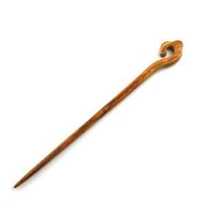   Handmade Mahogany Rosewood Carved Hair Stick Cane 7 inches: Beauty