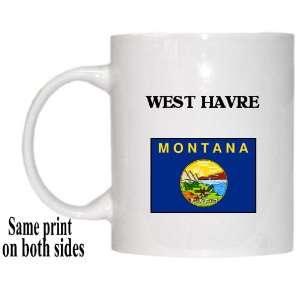    US State Flag   WEST HAVRE, Montana (MT) Mug 