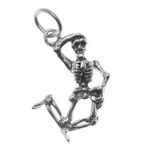   Charm Halloween Dancing Skeleton 24mm (1) Arts, Crafts & Sewing
