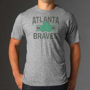 Atlanta Braves St. Patricks Day Varsity Scrum T Shirt by 47 Brand 