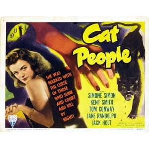 Cat People Movie Poster (14 x 36 Inches   36cm x 92cm) (1942) Insert 