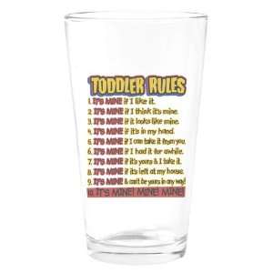  Pint Drinking Glass Toddler Rules 