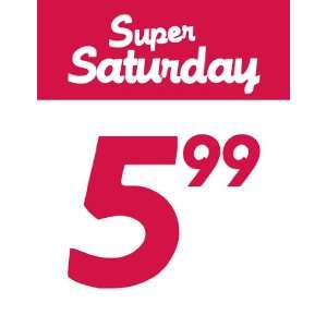  Super Saturday Sale Red Sign