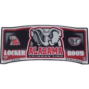  Alabama Crimson Tide Locker Room Sign