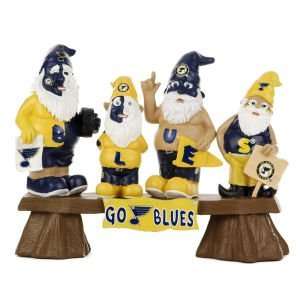  St. Louis Blues Fan Gnome Bench NHL: Sports & Outdoors