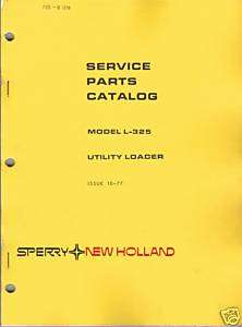 New Holland L 325 Skid Steer Loader Parts Manual  