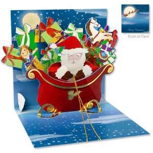 3D Greeting Card   SANTA WITH GIFTS   Christmas 