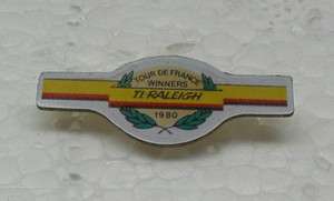 Ti Raleigh Champion Bicycle Lapel Badge Pin  