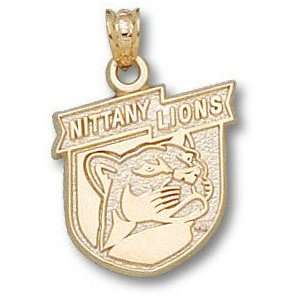  Penn State Nittany Lions 10K Gold Shield Pendant Sports 