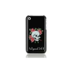    On Faceplate Cover Case Apple iPhone   Skull Black 
