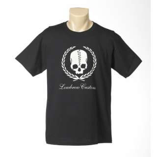 The original Lowbrow Customs t shirt, the Cadillac skull logo. This 