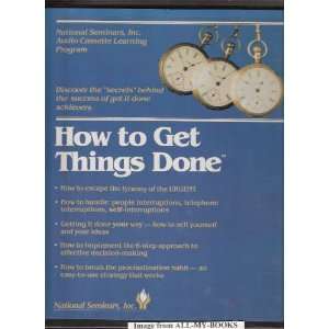  How to Get Things Done inc. national seminars Books