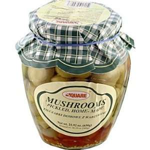 Square Pickled Mushrooms Home Style ( 650 g )  Grocery 