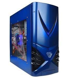   10 Bay Logisys Phantom ATX Window Case w/480W PS (Blue) Electronics