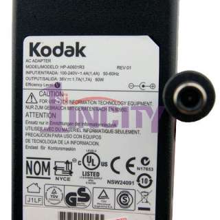 NEW Genuine KODAK HP A0601R3 36V 1700mA 1.7A AC ADAPTER  